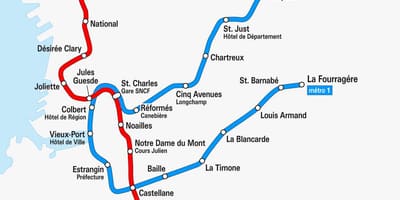 Marseille metro map pdf
