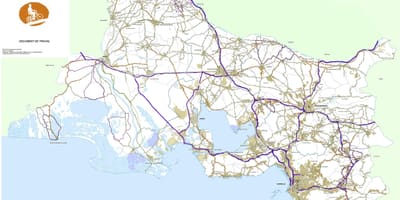 Marsilya bisiklet haritası 