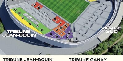 Marsilya Futbol Stadyumu haritası 