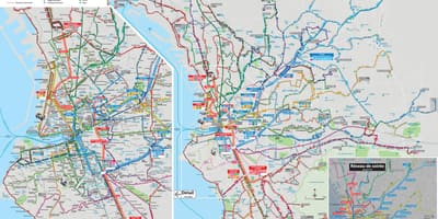 Marsilya otobüs güzergahı haritası