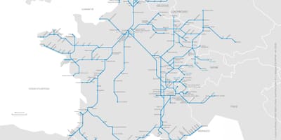 Marsilya haritası tren